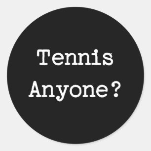 Tennis Runt Klistermärke