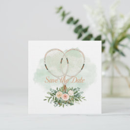 Tennis Save the date Invitation  for Wedding  Inbjudningar