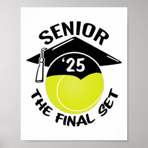 Tennis Senior 2025 The Final Set Studentmössa Poster