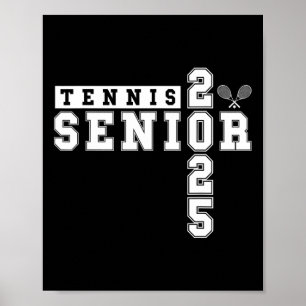 Tennis Senior Night Tennis Senior 2025 Studenten Poster