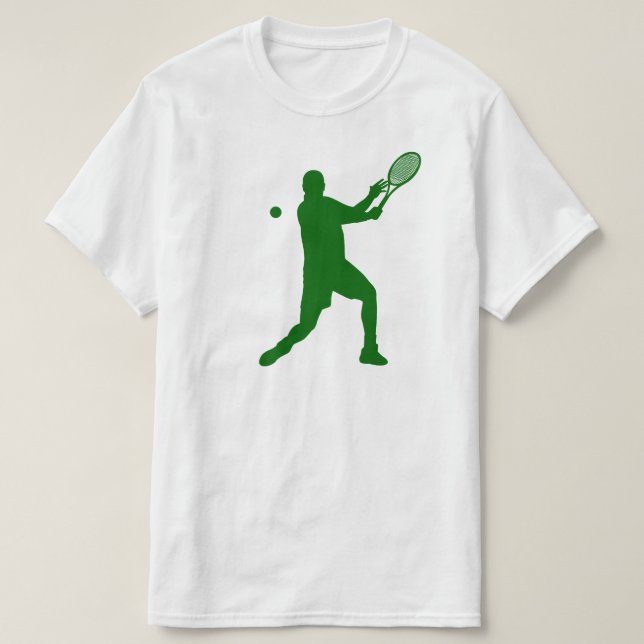 tennis silhouette t shirt (Design framsida)