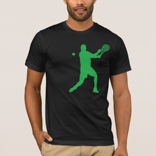tennis silhouette t shirt (Framsida)