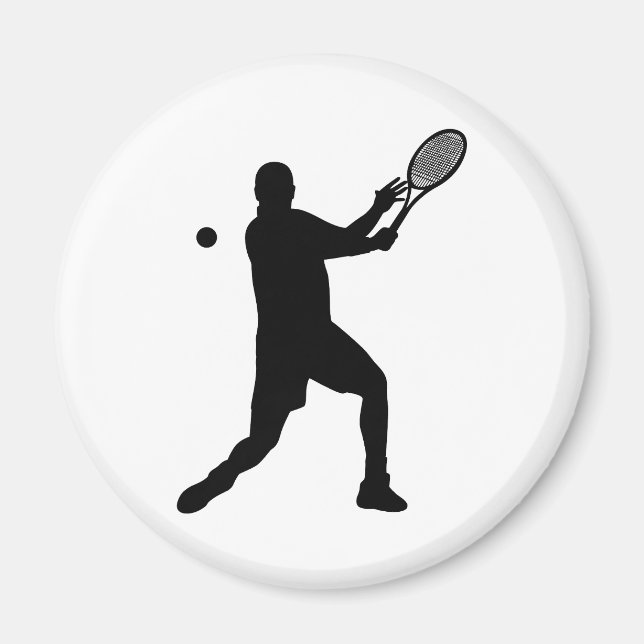 tennis silhouettes magnet (Framsidan)