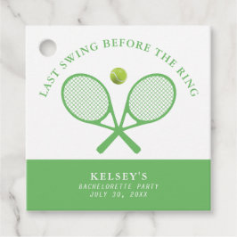 Tennis Sista Svenskan Innan Förlovningsringen Gåvor Etiketter