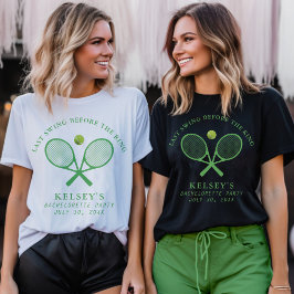 Tennis Sista Svinget Innan Förlovningsringen T Shirt