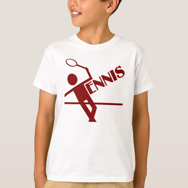 TENNIS-skjorta - välj stil & färg, anpassa Tröja (Framsida)