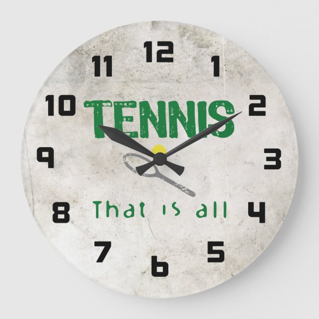 Tennis som är allt stor klocka (Framsida)