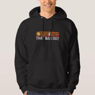 Tennis som var ute på Vintage Hoodie