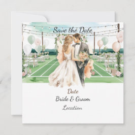 Tennis Spara datum för Tennisspelares bröllop Datumet