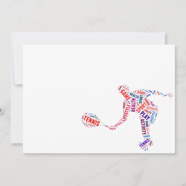 Tennis-spelare (Framsida)