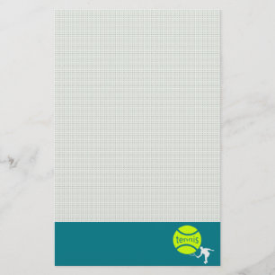 Tennis-spelare Brevpapper