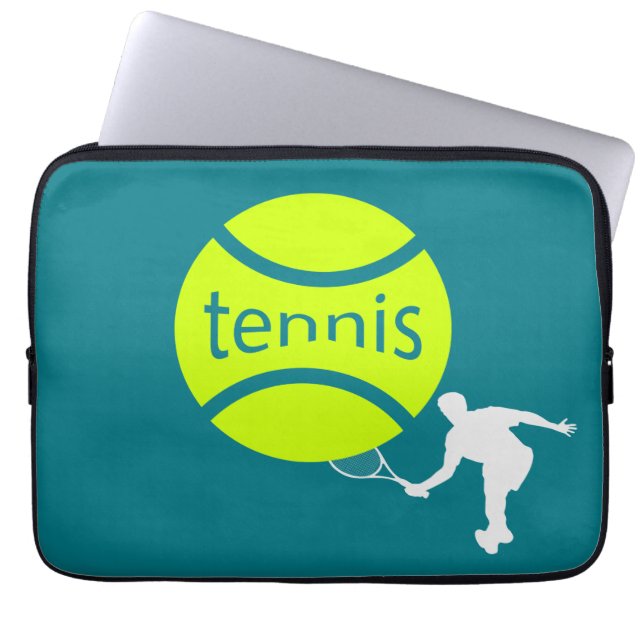 Tennis-spelare Laptop Fodral (Framsidan)