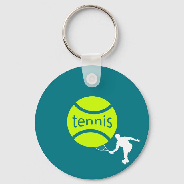 Tennis-spelare Nyckelring (Framsida)