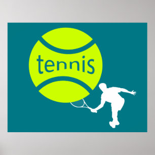 Tennis-spelare Poster