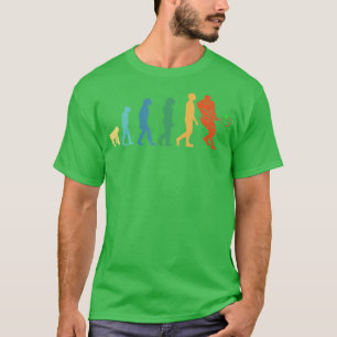 Tennis-spelarens presentretro-evolution tennis t shirt