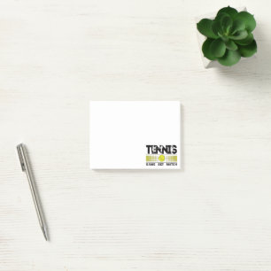 Tennis - Spelset Match Post-it Notes Block