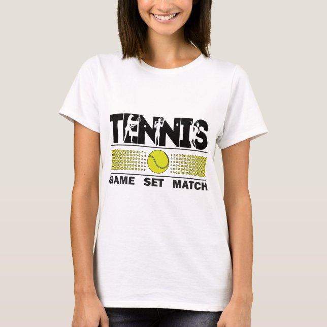 Tennis - Spelset Match T-Shirt (Framsida)