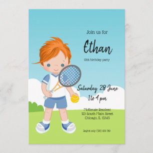 Tennis Sport Inbjudningar
