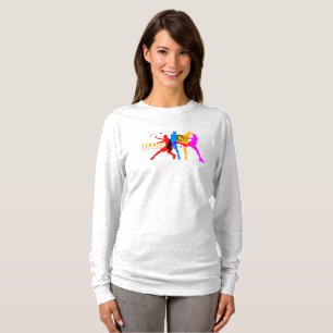 Tennis Sport Kvinnors Långärmad T-Shirt
