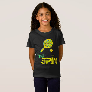 Tennis Sport Pop Art, Grönt och Gult Racket och B T Shirt