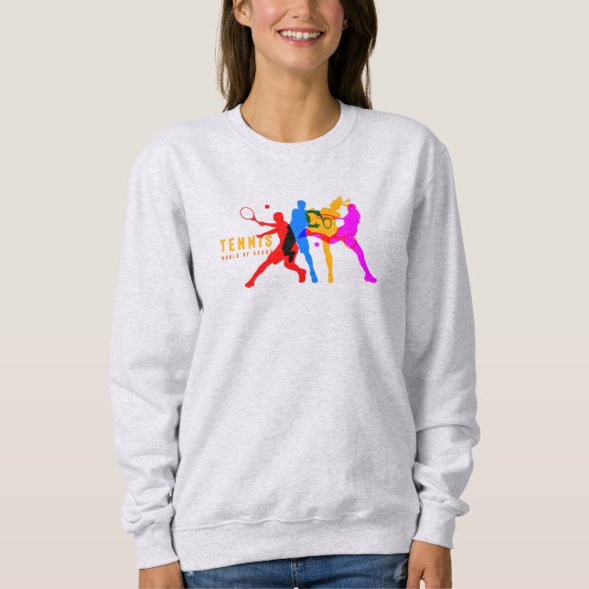 Tennis Sport | Sötskjorta för kvinnor T Shirt (Framsida)