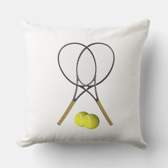 Tennis Sport Tema Utomhuskudde (Framsida)