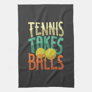 Tennis Sport Tennis Player Gift Kökshandduk