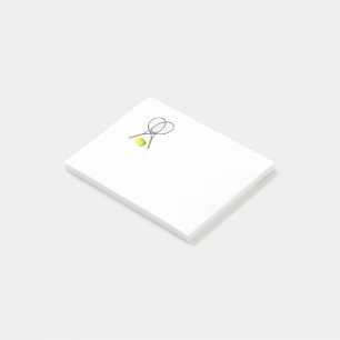 Tennis Sport Theme Post-it Block