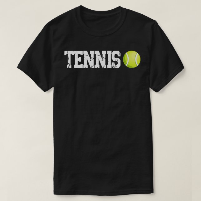 Tennis Sport Trainer Racket T Shirt (Design framsida)