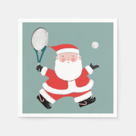Tennis Sports Christmas Holiday Party Pappersservett
