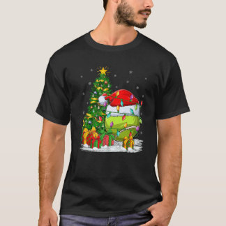 Tennis Sports Lover Matching Santa Hat Tennis Ball T Shirt