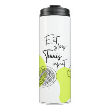 Tennis Sports Tumbler Eat Ssov Tennis Repeat