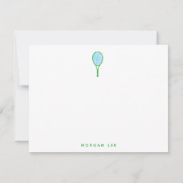 Tennis Star Anpassningsbar Note Card