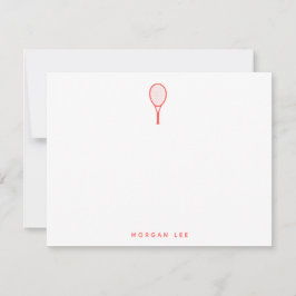 Tennis Star Anpassningsbar Note Card