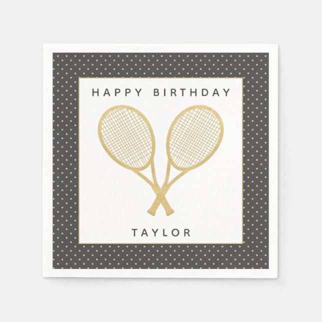 Tennis Star Pappersservett (Framsidan)