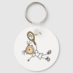 Tennis Stick figur Nyckelring
