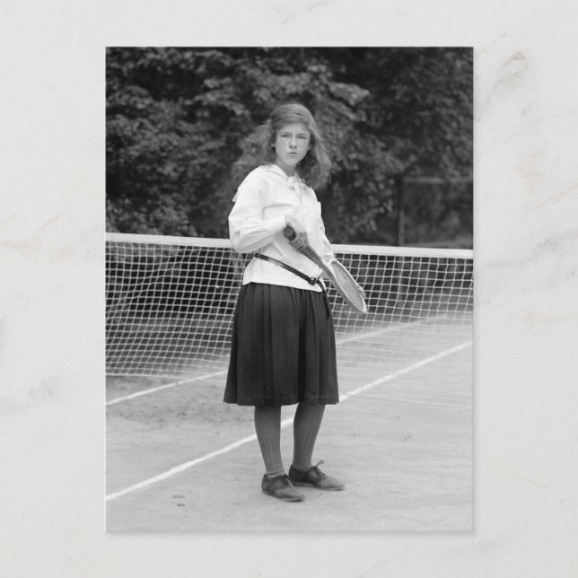 Tennis Stil 1920-talet Vykort (Framsida)