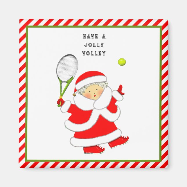 Tennis Stocking Stuffers Magnet (Framsidan)