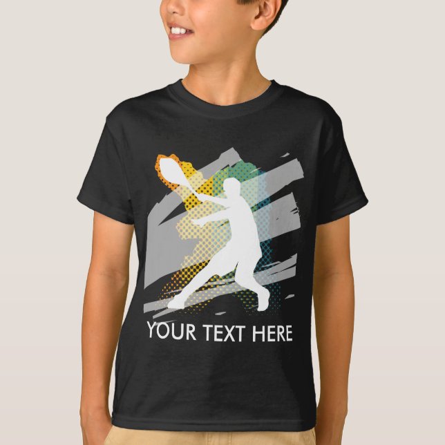 Tennis T shirt Gift for boy tennis player (Framsida)