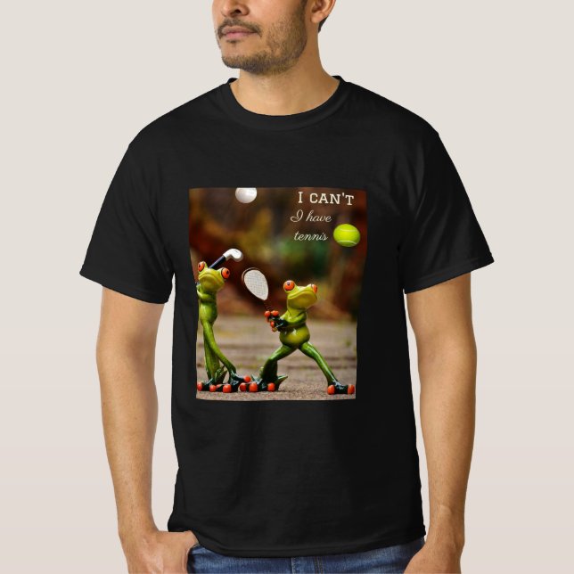 tennis t-shirt, rolig tennisgåva, tennisspelare t shirt (Framsida)