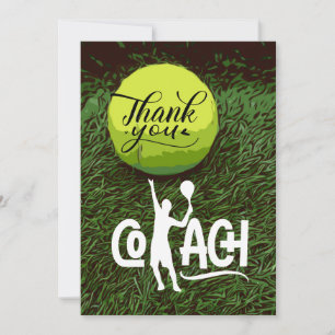 Tennis tack för ditt kort till tennis Coach