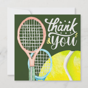 Tennis Tack med boll på grönt Kort