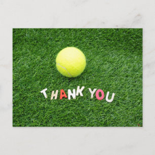 Tennis tack vykort