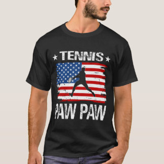 Tennis TASS TASS USA flagga Fars dag T Shirt