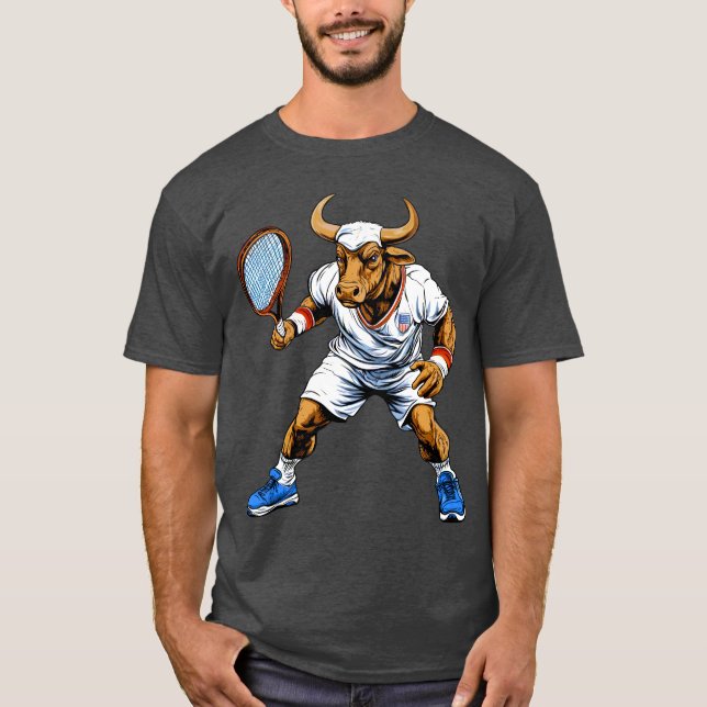 Tennis Taurus - Tennis player T-Shirt (Framsida)