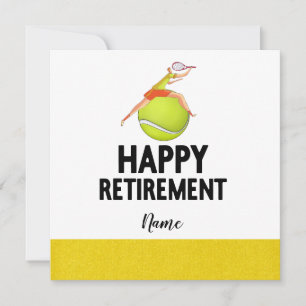 Tennis tema för Pension till Tennis Player Kort