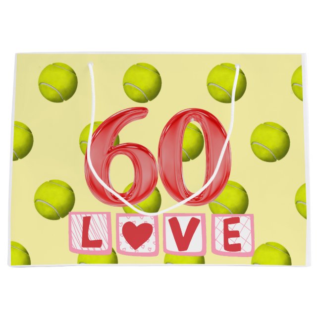 Tennis temed 60:e födelsedagen (Framsidan)