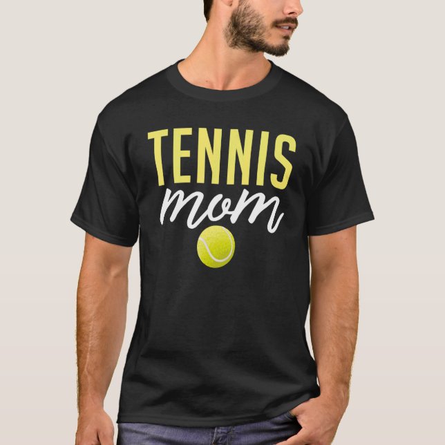 Tennis   Tennis Mom T Shirt (Framsida)