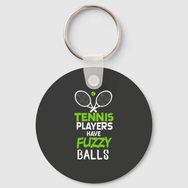 Tennis Tennis Player Gift Nyckelring (Framsida)