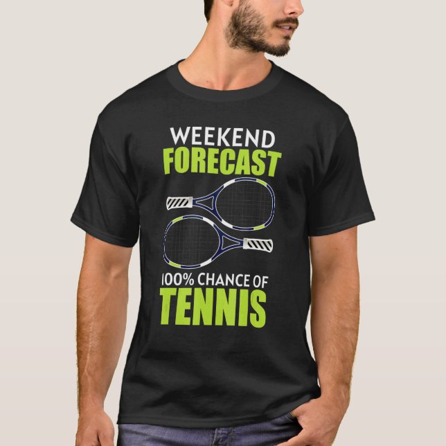 Tennis Tennis Racket Tennis Boll Tennis Court Tenn T Shirt (Framsida)